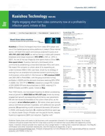 Kuaishou Technology (1024.HK)_ Highly engaging short-form video community now at a profitability inflection point; initiate a...(1)