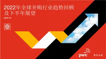 普华永道-2022年全球并购行业趋势回顾及下半年展望-11页