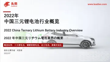 2022年中国三元锂电池行业概览-2022.09-38页-WN9