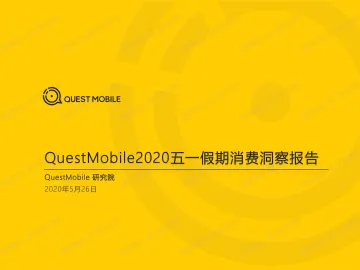 2020五一假期消费洞察报告_1