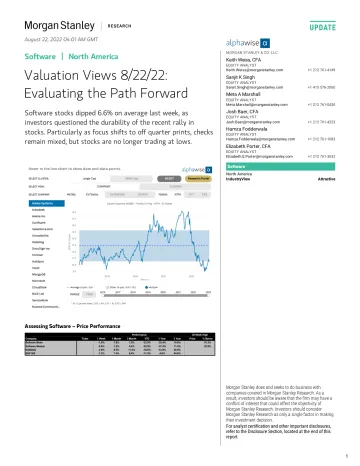 Morgan Stanley-Software Valuation Views 82222 Evaluating the Path Forwa._1