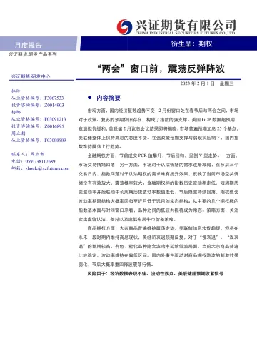 月度报告:两会”窗口前,震荡反弹降波-20230201-兴证期货-21页
