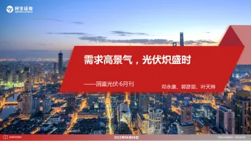 新能源行业洞鉴光伏·6月刊:需求高景气,光伏炽盛时-20220606-民生证券-37页