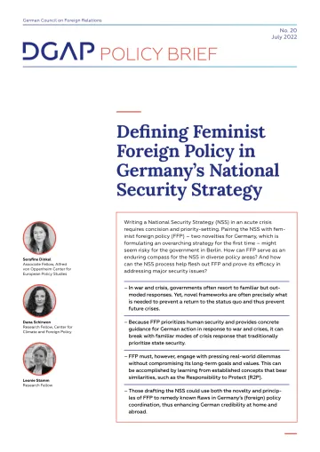 德国外交关系理事会-德国国家安全战略中女性主义外交政策的界定(英)-2022.7-9页-WN8