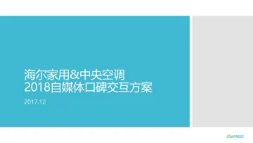 7316.2018海尔家用、中央空调自媒体口碑交互方案-89P
