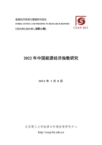 2022年中国能源经济指数研究-13页