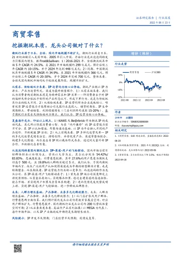 商贸零售行业：挖掘潮玩本质，龙头公司做对了什么？-20220823-国盛证券-30页