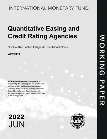 IMF-量化宽松和信用评级机构(英)-2022.6-93页