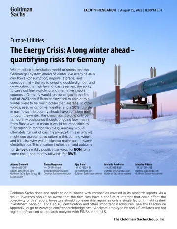 Europe Utilities_ The Energy Crisis_ A long winter ahead – quantifying risks for Germany(1)