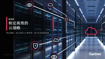 Gartner-路线图:制定高效的云战略-13页