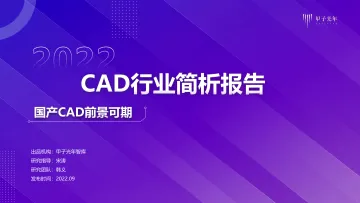 2022年CAD行业简析报告-13页