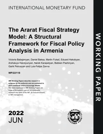 IMF-Ararat财政战略模型：亚美尼亚财政政策分析的结构框架（英）-2022.6-64页
