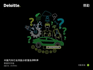 中国汽车行业风险分析报告2019——零部件市场