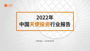 2022年中国天使投资行业报告-64页