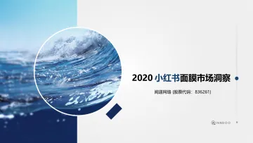 2020小红书面膜市场洞察-闻道-202103