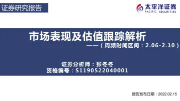 市场表现及估值跟踪解析(周频时间区间:2.06_2.10)-20230215-太平洋证券-32页