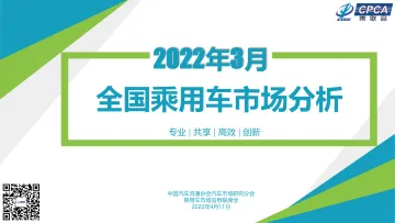 2022年3月份全国乘用车市场分析-202204-22页