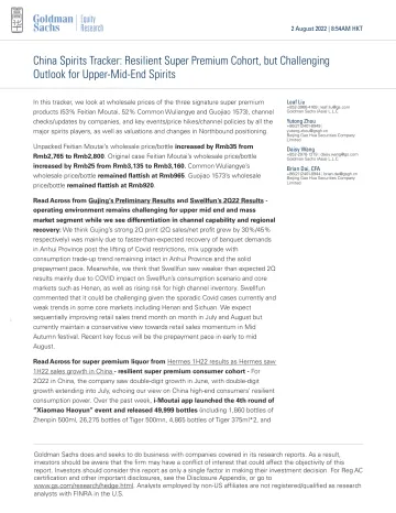 China Spirits Tracker_ Resilient Super Premium Cohort, but Challenging Outlook for Upper-Mid-End Spirits(1)
