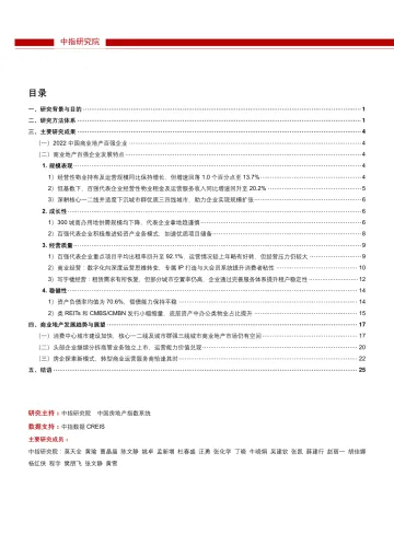 2022中国商业地产百强企业研究报告-26页
