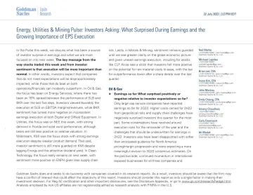 Energy, Utilities & Mining Pulse_ Investors Asking_ What Surprised During Earnings and the Growing Importance of EPS Execution(1)