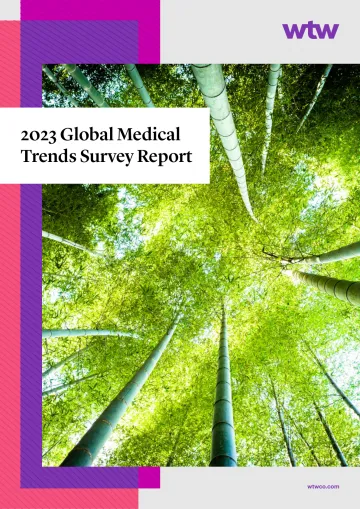 WTW+2023年全球医学趋势调查报告-26页