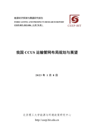 北京理工大学能源与环境政策研究中心-我国CCUS运输管网布局规划与展望-13页