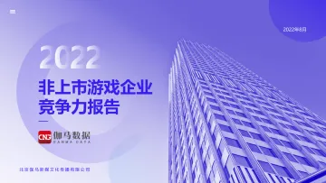 2022年非上市游戏企业竞争力报告-26银河