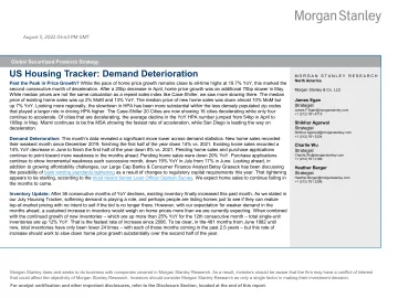 US Housing Tracker-Demand Deterioration
