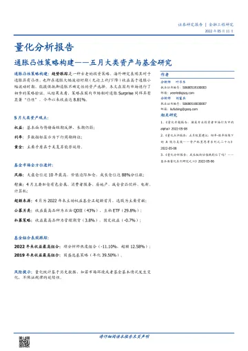 五月大类资产与基金研究：通胀凸性策略构建-20220511-国盛证券-27页