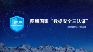 炼石-图解国家“数据安全三认证”-V1.0.0-2022.11-100页