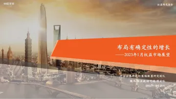 2023年1月权益市场展望:布局有确定性的增长-20221225-平安证券-22页