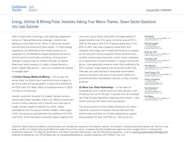 Energy, Utilities & Mining Pulse_ Investors Asking_ Four Macro Themes, Seven Sector Questions into Late Summer(1)