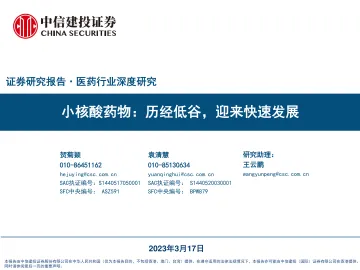 医药行业深度研究：小核酸药物，历经低谷，迎来快速发展-20230317-中信建投-59页