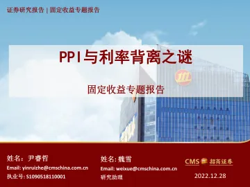 固定收益专题报告:PPI与利率背离之谜-20221228-招商证券-41页