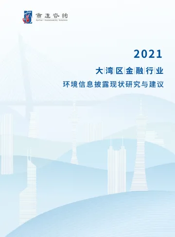 2021大湾区金融行业环境信息披露现状研究与建议-35页