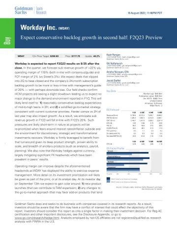 Workday Inc. (WDAY)_ Expect conservative backlog growth in second half_ F2Q23 Preview(1)