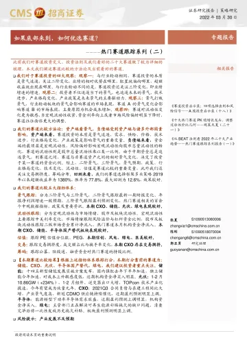 热门赛道跟踪系列(二):如果底部来到,如何优选赛道?-20220330-招商证券-25页