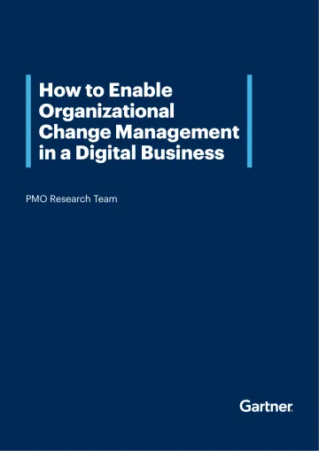 gartner -如何在数字企业中实现组织变革管理(英)-2022.5-14页