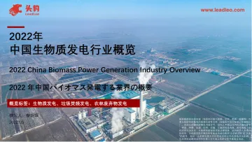 2022年中国生物质发电行业概览-23页