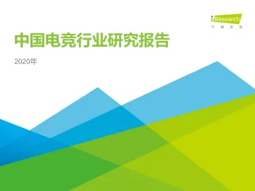 2020年中国电竞行业研究报告