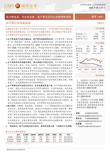 分子筛行业深度报告:技术壁垒高、行业成长快、国产替代空间大的特种新材料-20220601-招商证券-21页
