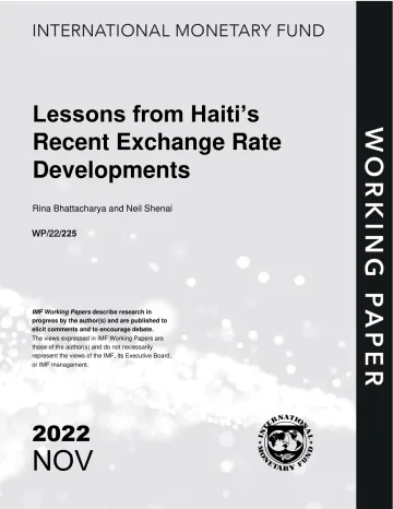 IMF-海地近期汇率发展的教训(英)-2022.11-45页