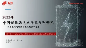 头豹研究院-2022年中国新能源汽车行业系列研究:动力电池电解液行业深度分析报告-2022.09-38页-WN9