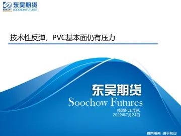 技术性反弹,PVC基本面仍有压力-20220724-东吴期货-21页