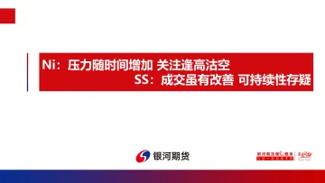 Ni:压力随时间增加,关注逢高沽空,SS,成交虽有改善,可持续性存疑-20220830-银河期货-28页