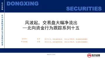 北向资金行为跟踪系列十五:风波起,交易盘大幅净流出-20220718-东兴证券-36页