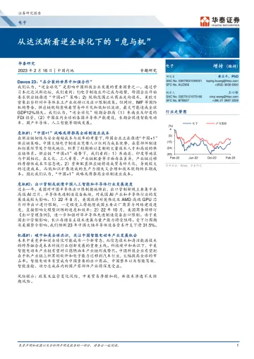 电子行业:从达沃斯看逆全球化下的“危与机”-20230216-华泰证券-26页