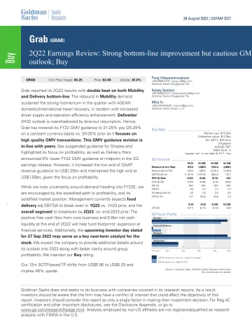 Grab (GRAB)_ 2Q22 Earnings Review_ Strong bottom-line improvement but cautious GMV outlook; Buy(1)_1