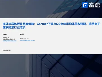 海外半导体行业板块月度策略：Gartner下调2022全年半导体营收预期，消费电子疲软拖累行业成长-20220809-富途证券-21页
