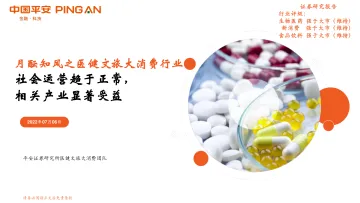 月酝知风之医健文旅大消费行业:社会运营趋于正常,相关产业显著受益-20220706-平安证券-25页